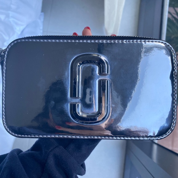 Marc Jacobs Bags Marc Jacobs The Snapshot Mirrored Silver Bag